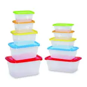 Short and Tall 5-Piece Food Storage Set