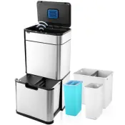 ELPHECO 40L Sortable Sensor Trash Bin