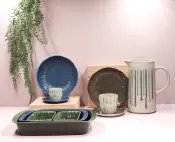 Reactive Glazes Tableware