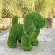 AniPlants Standing Dog Grass Figure