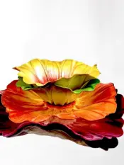 Sunflower Bowl and Platter