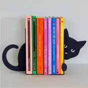 Balvi Gizli Kedi Metal Kitap Tutucular