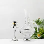 Uniquely Decorated Glass Set