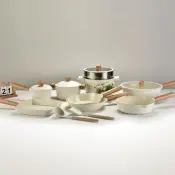 Fusamoku White Ceramic Cookware