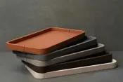 Deria Leather Tray PONZA