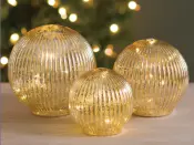 LED Gold Glass Ball