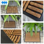 Karpet Pintu Masuk Dekoratif Serat Kelapa