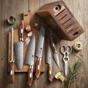 B46D 110 Layer Damascus Knife Series