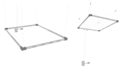 Cuncial Crank Ceiling Dryer