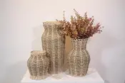 Seagrass Rattan Vase Collection