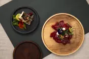 de la Roca Color Wood Dishwasher Safe Tableware