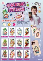 Shaking Stickers for Phones and Notebooks