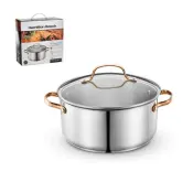 Olla holandesa de acero inoxidable Hamilton Beach de 5Qt