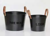 Fireplace Log Bucket