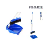 Kyra.Mov Long Handle Dust Pan with Broom