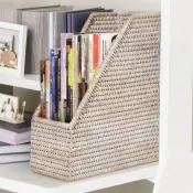Rattan File Holder