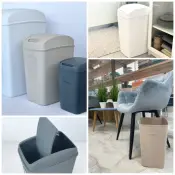 Double Opening Flip Cover Bin