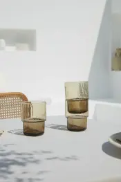 Etna Boxx Skinny Drinking Glasses