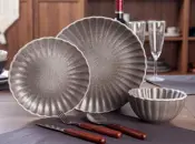 Ceramic Reactive Glazed Dinner Set