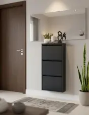 Metal Shoe Cabinet