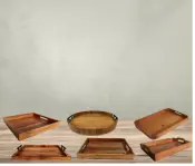 Acacia Wooden Serving Trays