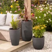 Strata Plastic Planters