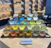 Minis Glass Serveware Plates and Bowls