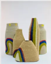 Jute and Sea Grass Vase