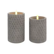 Cement Jar LED Candle