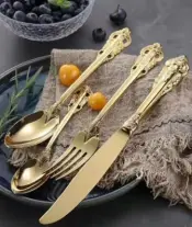 DJ14 Gold Cutlery Set