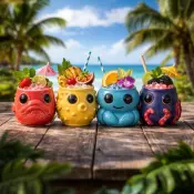 Sea Creature Cocktail Mugs