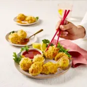 Qarsildoq Qiyma Tuxumlangan Qisqichbaqa Panjalari
