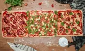 Kare Focaccia Pizza Tabanları