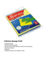 Highly Absorbent Cellulose Sponge Cloth