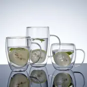 Borosilicate Double Wall Glass Cup 200ml