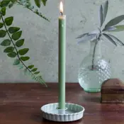 Mint Green Enamel Candle Holder