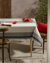 Ascain Atenas Stain-Repellent Cotton Tablecloth