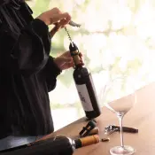 Cork Screw Aid Wine Opener