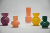 Solid Color Glass Vases