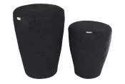 Coal Finish Side Tables