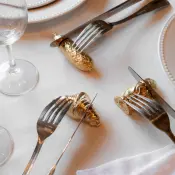 Le Petit Banquet Bronze Cutlery Rests