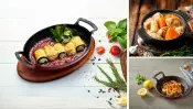 LAVA Enameled Cast Iron Skillets