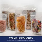 Buste in piedi per alimenti secchi e umidi