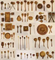 TEAK Spoon, Plate, BOWL