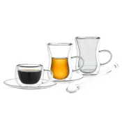 SCHAFER Double-Walled Glass Tea Set