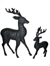 Powder Coated Reindeer Decorative