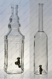 Schicke Glasflaschen für hausgemachte Liköre