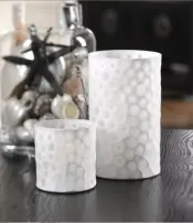 Glass Hurricane and Votive Candle Holders