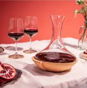 Swirling Carafe Crystal Glass