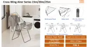 Cross Wing Airer Series 15m/20m/25m
